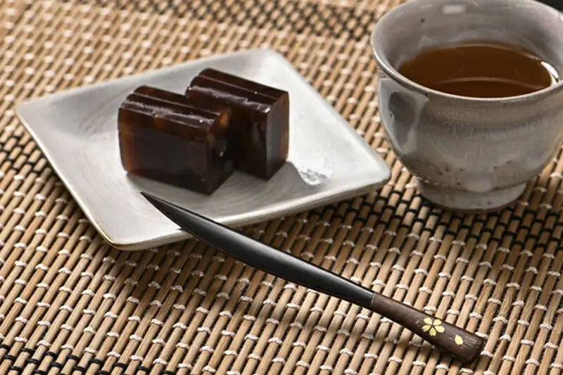 角館樺細工《樺細工 八柳》漆 ため塗 ナイフ ゆうパケット 角館工芸協同組合