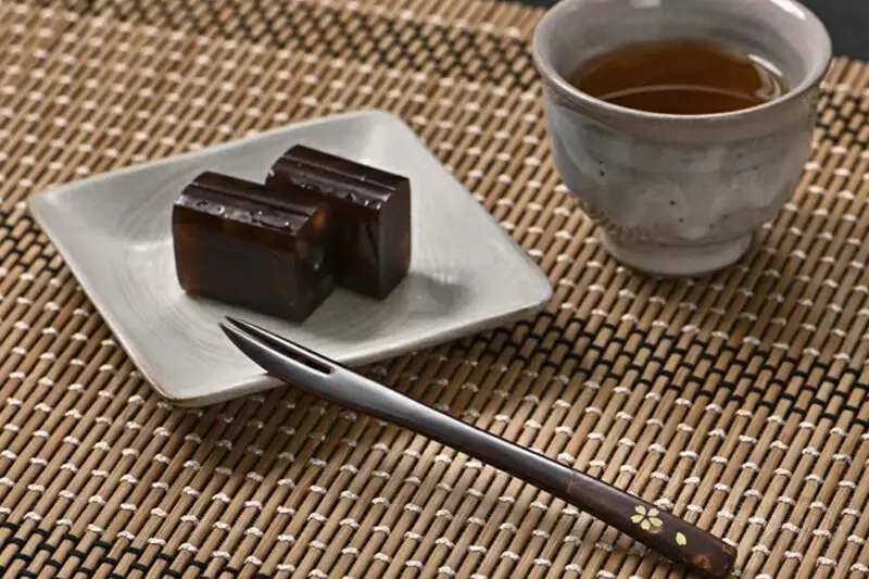 角館樺細工《樺細工 八柳》漆 ため塗 フォーク ゆうパケット 角館工芸協同組合