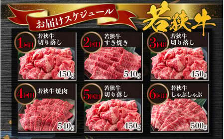 【肉の定期便×12回コース】肉好き大集合！若狭牛 食べ比べ 定期便！【福井のブランド牛肉】【4等級以上】[O-058002]