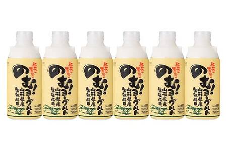 【奥羽乳業】山形県産生乳使用！ のむヨーグルト 750ml×6本 セット F2Y-6544