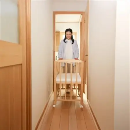 yamatoyaベビーベッド　リビングコット　敷きマットレス付き【1690636】