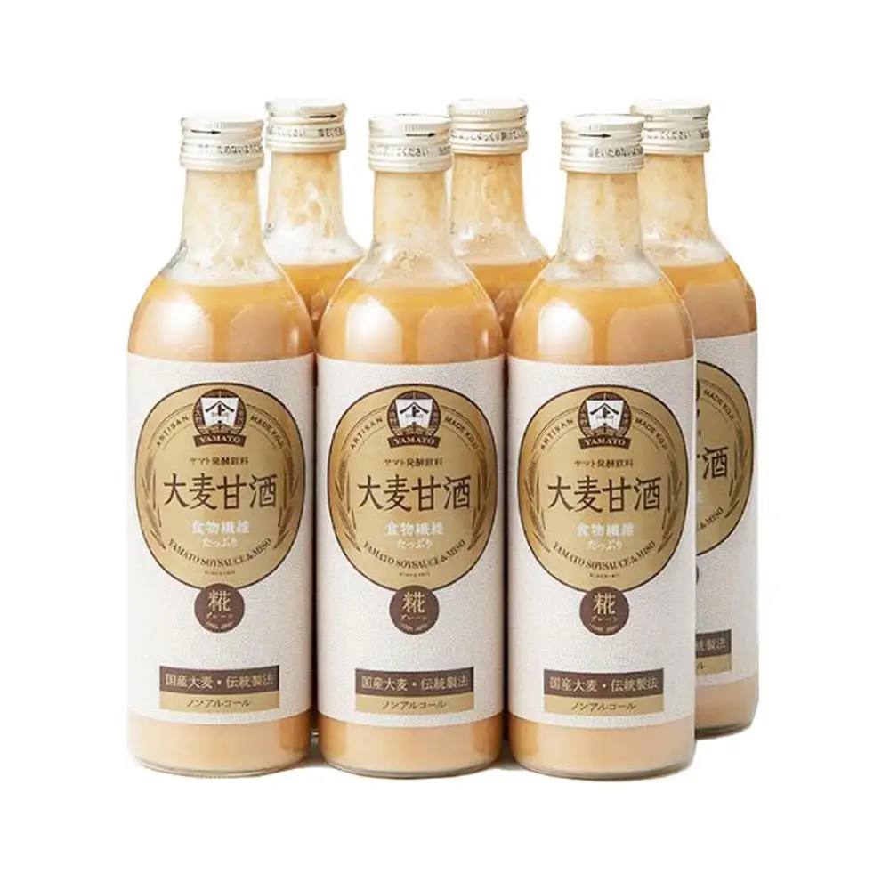 糀からの贈り物・大麦甘酒490ml 6本セット