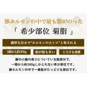 国産豚ホルモン 大トロ キクアブラ 1500g (150g×10)（DV068）