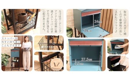 スタンドポスト Moil(モイル) ハイタイプ 選べるカラー 置き型 自立 スタンド ポスト 郵便受け 郵便ポスト ポスト郵便受け メールボックス ダイヤル錠 大容量 A4 家庭用 玄関 一軒家 DIY おしゃれ エクステリア インテリア 雑貨 兵庫 兵庫県 小野市 グリーン