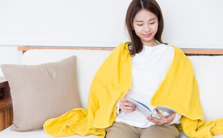 cumuco（クムコ）６重織ガーゼひざ掛け _しろ【G0287】