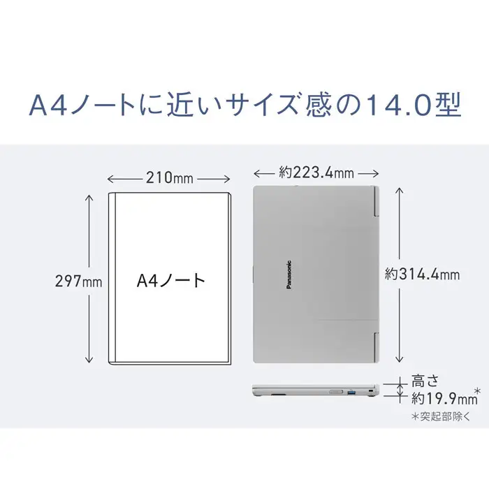 Panasonic パナソニックレッツノートFC/カームグレイ CF-FC6ARBCP
