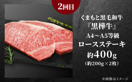 全3回 くまもとステーキ食べ比べ定期便 ステーキ黒毛和牛あか牛AYZZ004