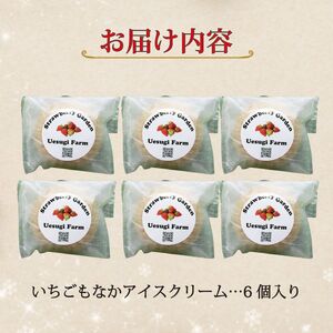 いちご農家のひんやりアイス 最中アイス6個 いちご 苺 イチゴ いちごアイスクリーム アイス アイスクリーム 最中アイス 最中 もなか モナカ 冷たい ひんやり セット 人気 おすすめ ふるさと納税 京都 八幡 八幡市 上杉農園