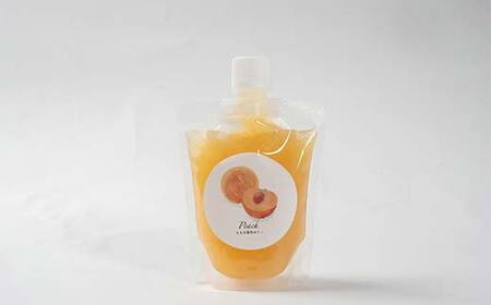 ももの果肉 飲むゼリー 10個セット  【沼畑総合ファーム】 F21U-596