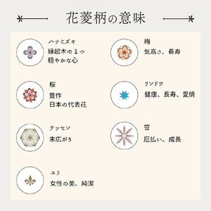 【浅草文庫】フラグメントケース〈花菱柄〉(カラー：ブルー)_0054-026-T07-2