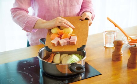 [ ミクロまな板 (L) (M) (S) セット 茶 ] アサヒ軽金属 