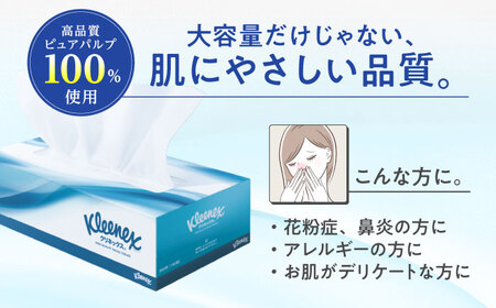 【全2回定期便(3ヵ月に1回)】クリネックス ティシュー 20箱(5箱×4パック )ティッシュ [BDBH001-5]
