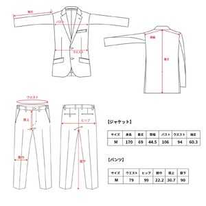 オールウィークスーツ ネイビー（セットアップ）Mサイズ 【 スーツ 】