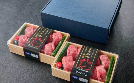 熊本あか牛ローストビーフ棒寿司セット（モモ・サーロイン）