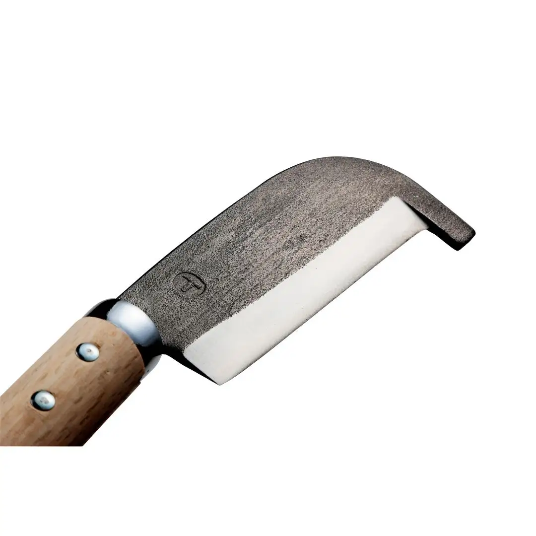 [TEPPA] 焚火鉈 弥彦 ヌメ革 専用革ケース付 キャンプ用品 アウトドア用品  ナタ なた 薪割り 山林 焚き火 ブッシュクラフト 刃物 登山 木こり 薪ストーブ【029S044】