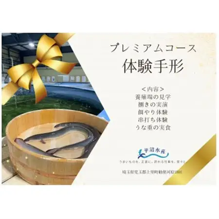 平沼水産うなぎ養殖場プレミアム体験コース【1676146】
