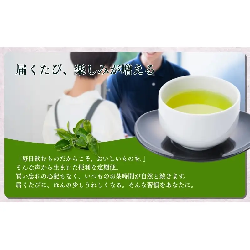お茶 定期便 6ヵ月 いしだ茶屋 上煎茶 煎茶 緑茶 一番茶 定期 6回