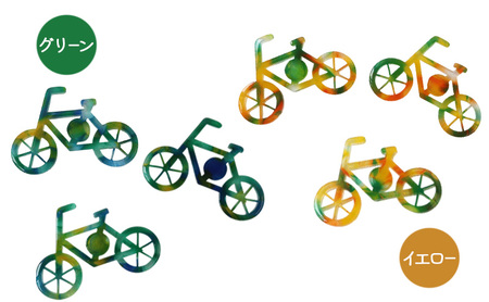 自転車ピンズ | ピンバッジ 小物 ファッション アクセサリー 乗り物 ギフト メープル柄