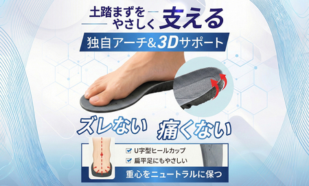 快適ポップインソール (Mサイズ)_0222-003-T07-1