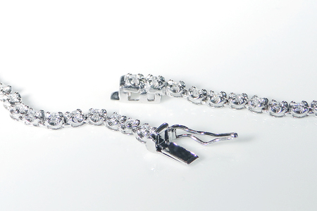 pt900【3.0ct】全周 ダイヤモンド テニスネックレス CSN00114 SWAV062