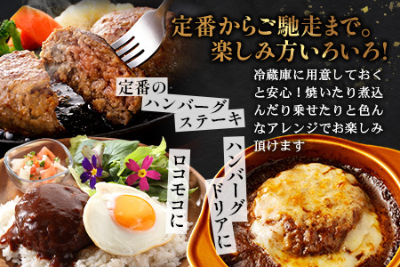 お肉屋さんの佐賀牛入り (合い挽き) 国産 生ハンバーグ 計1.2kg (120g×10個) 国産 牛肉 豚肉 100％ 使用 個包装 ハンバーク 冷凍 小分け 真空パック お弁当 惣菜 冷凍食品 おかず ふるさと納税 佐賀県 鹿島市 佐賀牛【2026年3月より順次発送】B-887
