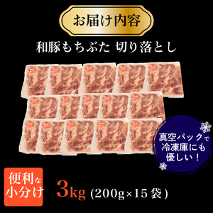 豚  和豚 もちぶた きりおとし  3kg 切落し 切り落し きりおとし 国産 豚肉 katayama005