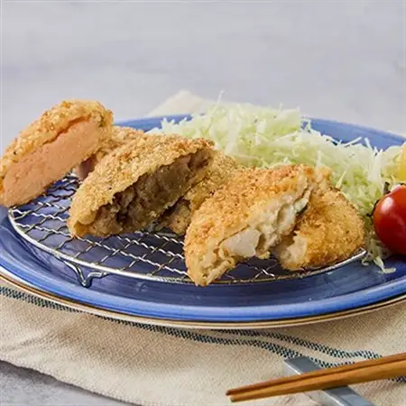 大和牛と大和丸なすのすき焼きコロッケ、北海道産ホタテ貝柱カツ、博多明太子のめんたいマヨ◆大和コロッケ【配送不可地域：離島】【1677029】