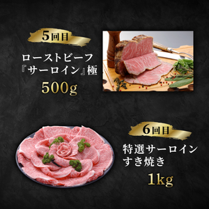 近江牛 6ヶ月定期便 宴コース 【近江牛定期便】