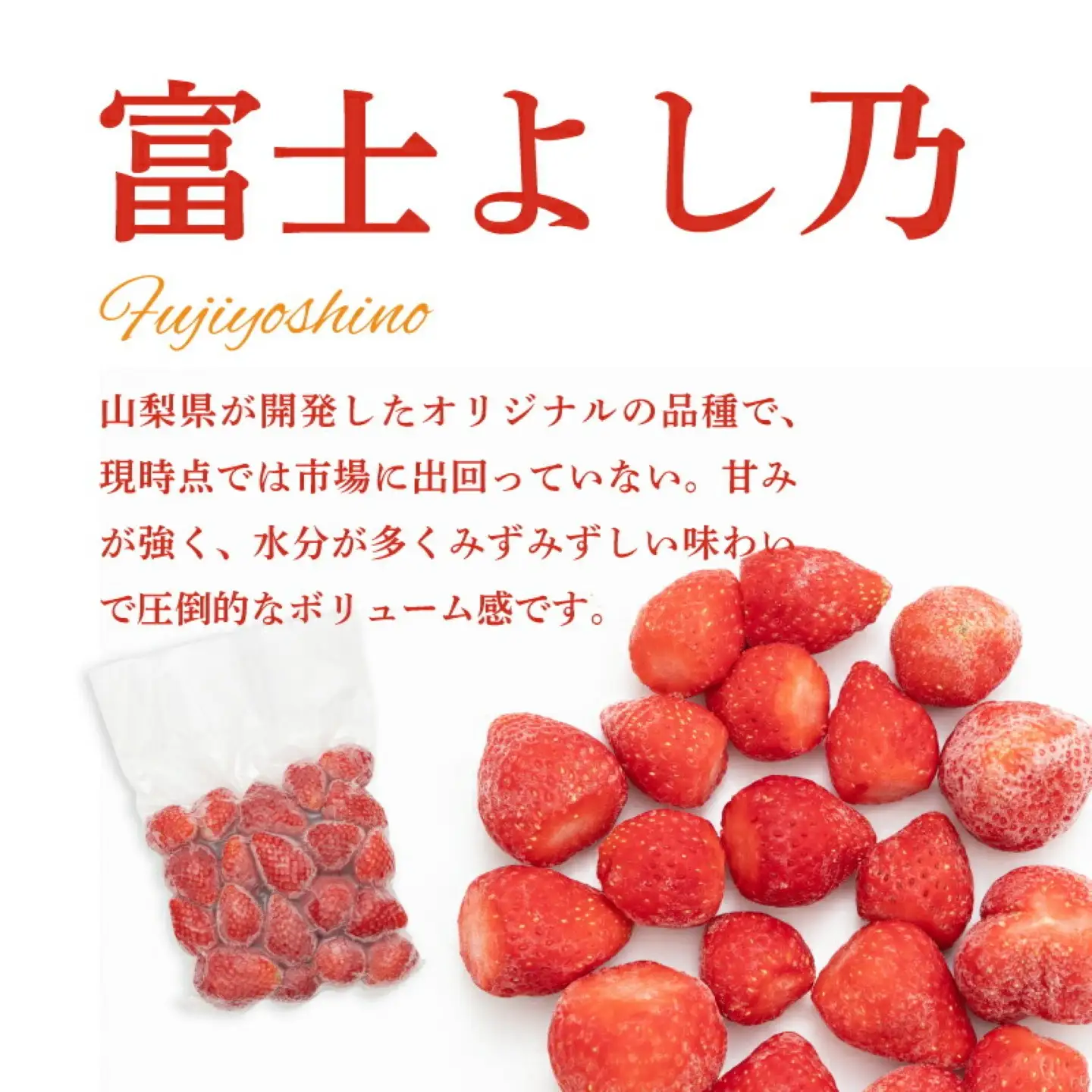 【冷凍いちご 】5袋詰合せセット　いちご　