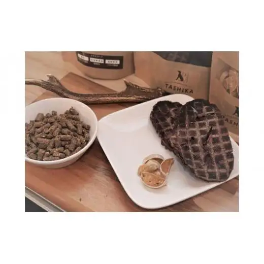 ドライフード（300ｇ）＆おやつセット（鹿肉ジャーキー（70ｇ）・ビスコッティ（トマト)[317]　ドッグフード　無添加　鹿肉