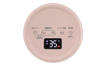 ホームコーディ　コンパクトセラミックファンヒーター　ピンク イオンリテール 家電