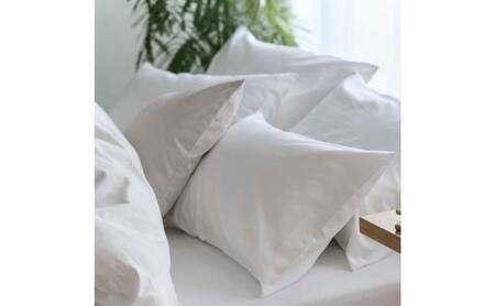 ホームコーディ　まくらカバー　無地　50cm×70cmまくら用 ホワイト イオンリテール 寝具