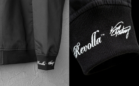 【ブラック】 Revolla ゴルフスタジアムジャケット 高耐久T/Cウェザー＆毛玉レスリブ仕様 5サイズ 3色 選べる S M L XL XXL