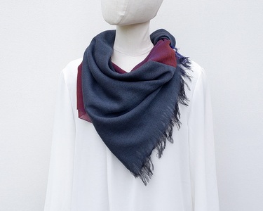 ストール　富士桜工房　KASANE（葡萄染色）