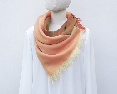ストール　富士桜工房　KASANE（大和柿）