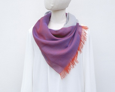 ストール　富士桜工房　KASANE（白躑躅）