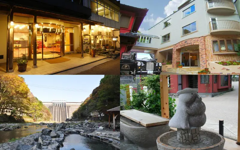 5つの旅館から選べる 湯原温泉郷ペア宿泊券【リーズナブルコース】 （1泊2食付きプラン 平日限定） 【ycrk002-01】