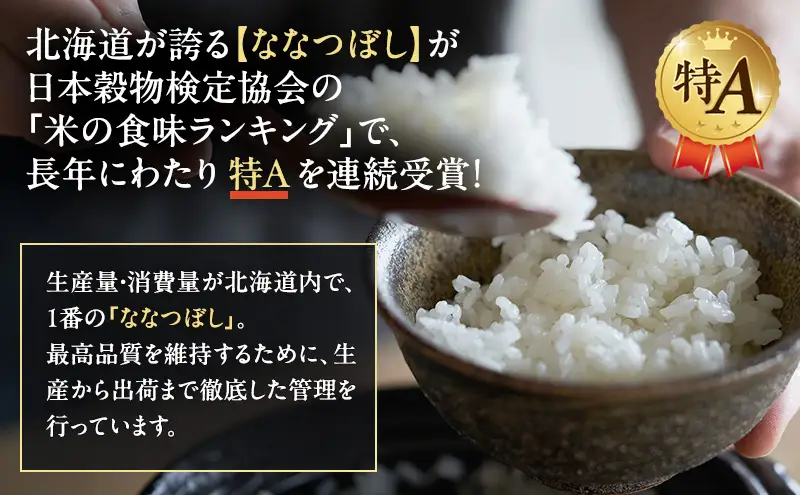 【隔月3回定期便】北海道産 ななつぼし 精米 15kg 米 特A 獲得 白米 ごはん 定期便 定期配送 隔月3回 道産米 ブランド米 15キロ お米 ご飯 米 北海道米 JAふらの ホクレン ホクレン米 送料無料 北海道 富良野市