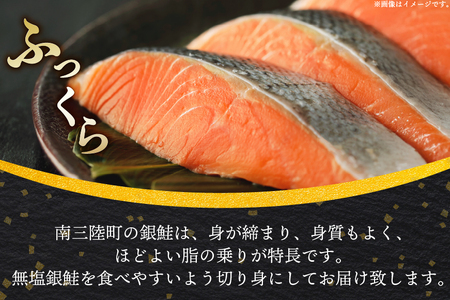 訳あり 三陸産 銀鮭 切身 約1.1kg [阿部長商店 宮城県 南三陸町 m304amh530008] 