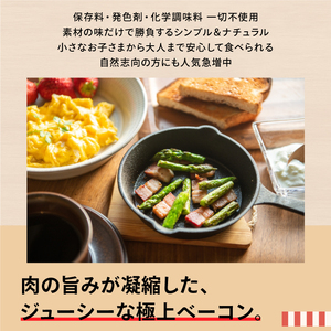 DA-13　ベーコン屋のオヤジの無添加ベーコンお試しセット約450ｇ～470g