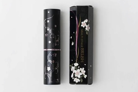 熊野化粧筆 マルチステージブラシ【メイクブラシ 化粧筆 ファンデーションブラシ チークブラシ フェイスブラシ 熊野筆 伝統工芸 職人技 高級筆】 24-5