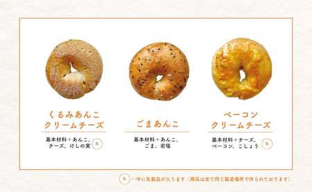 【3回定期便】ベーグル おまかせ 10個 パン 