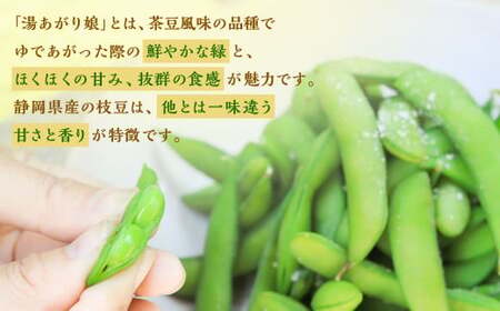 枝豆 湯あがり娘 約1kg （約200g×5袋） 【2026年6月下旬～7月下旬まで順次発送予定】｜ 野菜 豆 えだまめ おつまみ おやつ 旬 旬の野菜 旬の食材 国産 小分け 個包装 静岡 静岡県産 静岡県 菊川市