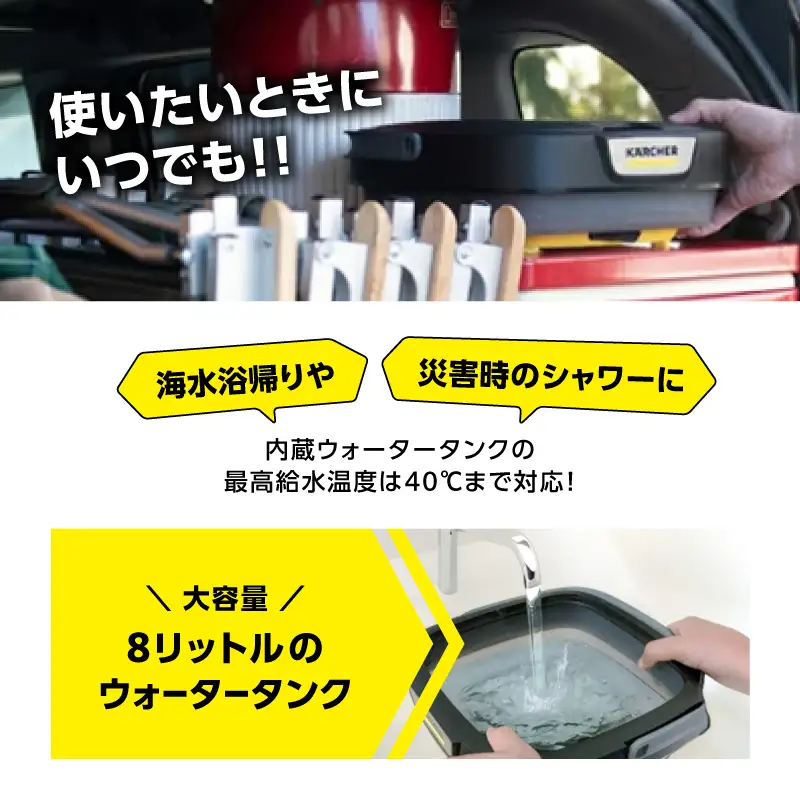 ケルヒャー マルチクリーナー OC 3 フォルダブル｜電源・水源なしで外掃除やアウトドアまで APV0005