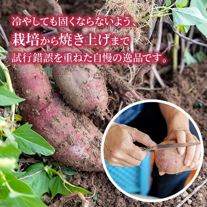 【紅ヤキイモ】ねっとりと甘く焼き上げた宮古島産紅芋の焼き芋（IM01）