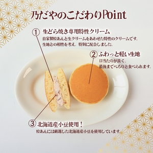 どら焼き15個  生どら焼き 生クリーム 乃だや