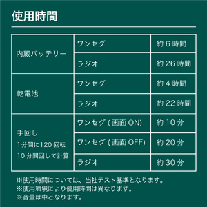 〈innowa〉buddy ポータブルラジオ・TV オリーブ 0170-002-S07