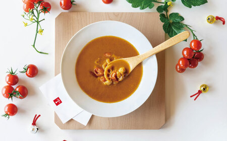 ミニトマトスープカレー「お宮の小鈴」(200g) 2個 / カレー レトルト レトルトカレー ミニトマト トマト スープカレー とまと / 諫早市 / 宮下農園[AHCG030]
