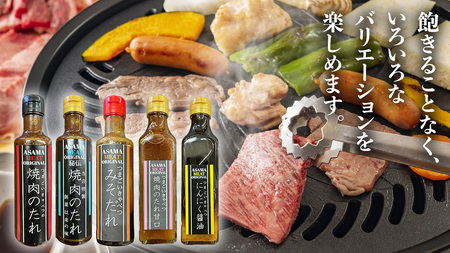 焼き肉のたれ 詰め合わせ 5種 × 1本 (計 5本 ) [AH056tu]