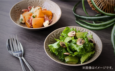 【波佐見焼】マリーゴールド　ボウルM ミルクティー　2枚セット　食器 皿【翔芳窯】[FE456]